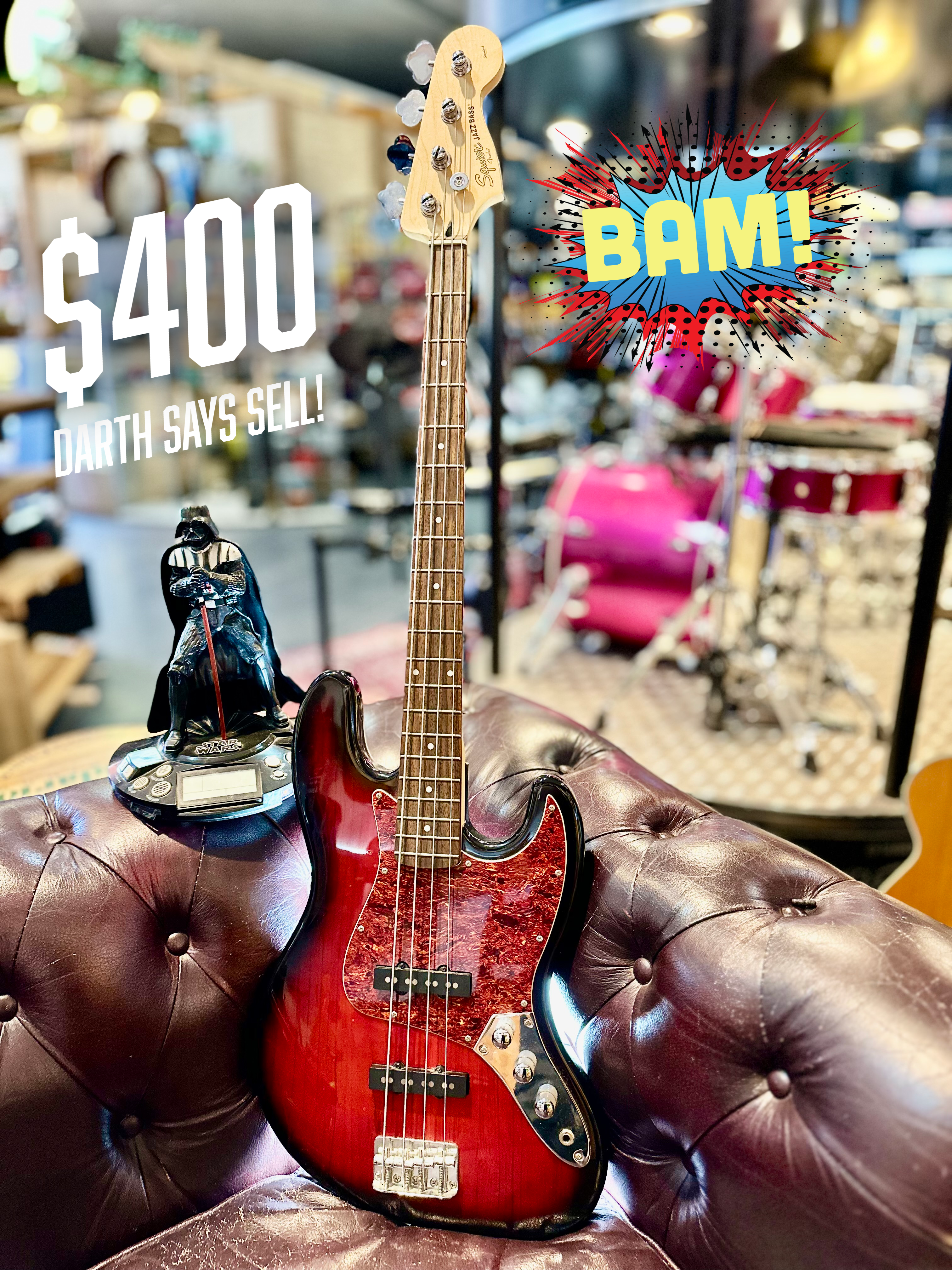 Squier | Jazz Bass | Redburst | Pre-Loved | SALE! Squier | Jazz Bass | Redburst | Pre-Loved | SALE!